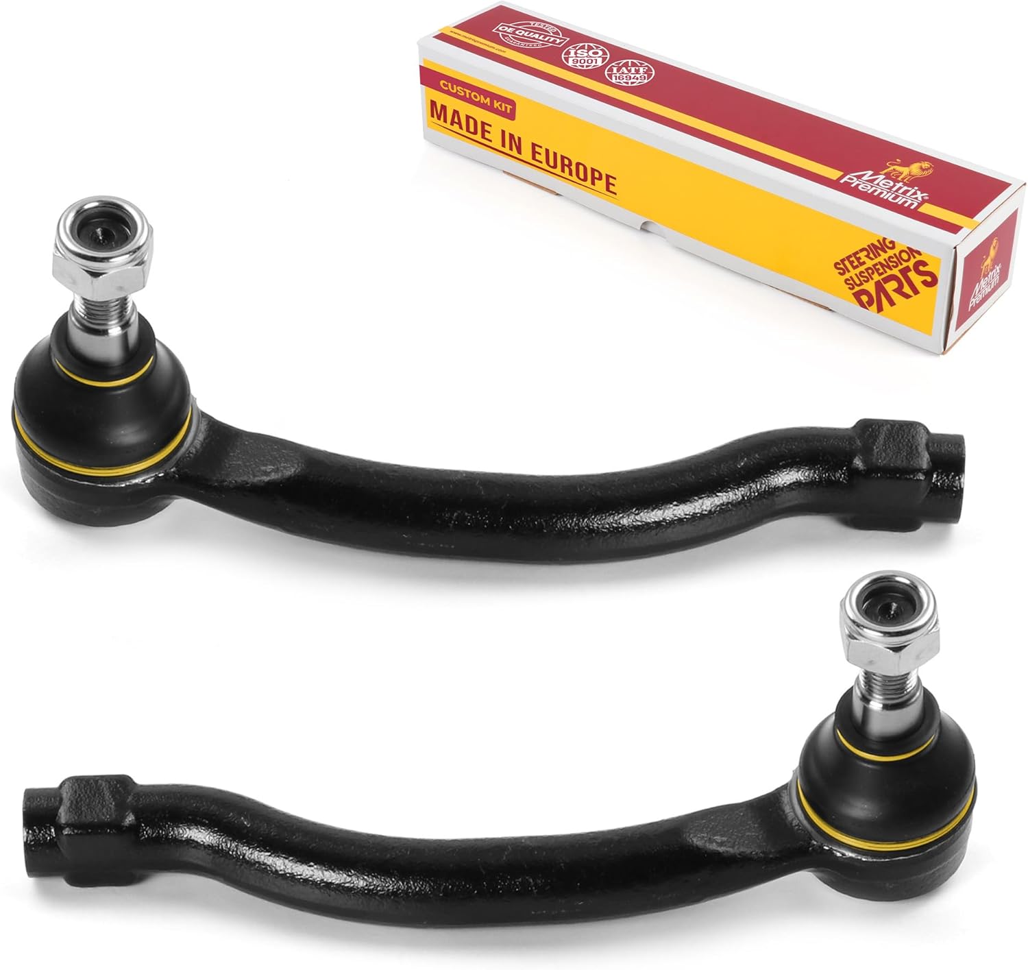 Metrix Premium Chassis Parts - Front Left & Right Outer Tie Rod End Kit Fits 2007-2013 Acura MDX, 2010-2013 Acura ZDX, 2009-2015 Honda Pilot, Replacement ES800825, ES800824, Made in Europe