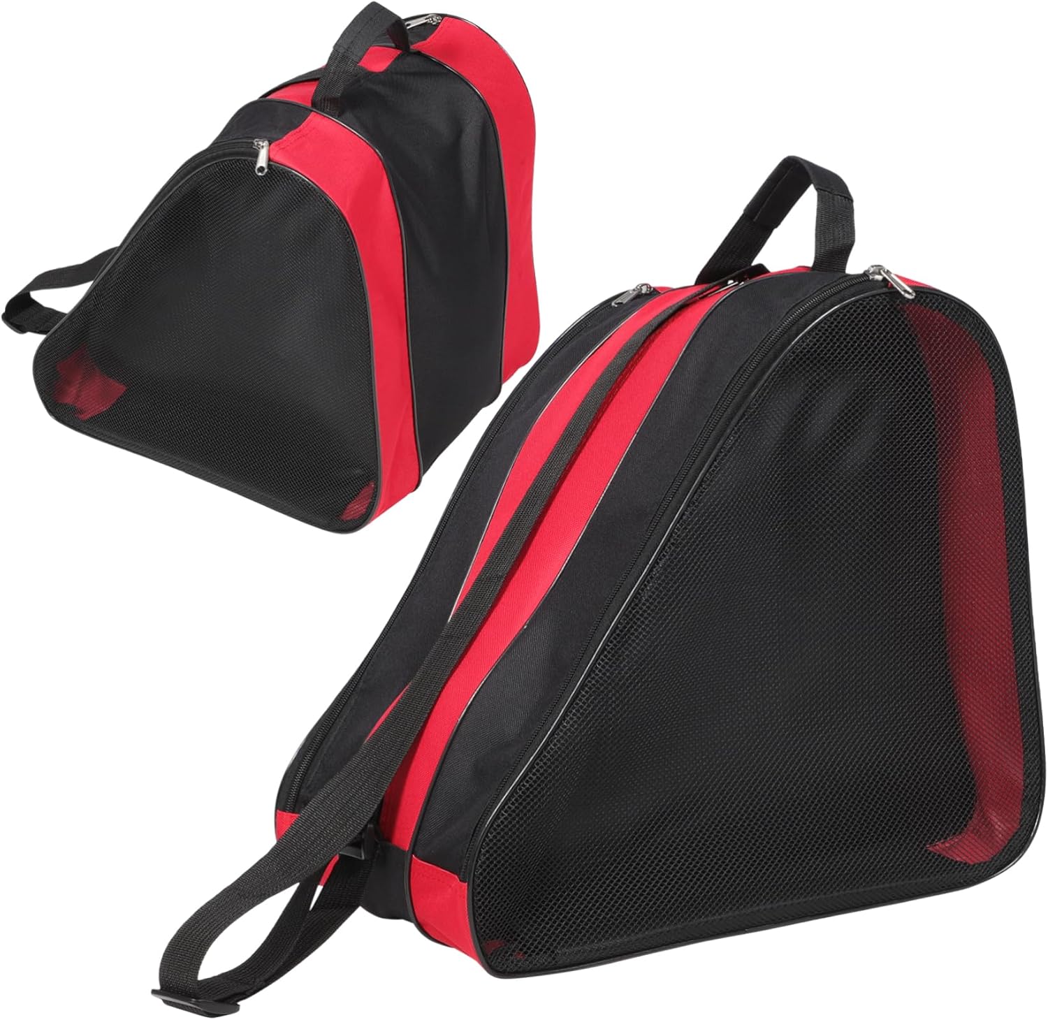 KICHOUSE 2pcs Skate Bag Holder Roller Skates Storage Zippered Pouch for Figure Skating Roller Skating Compact Practical