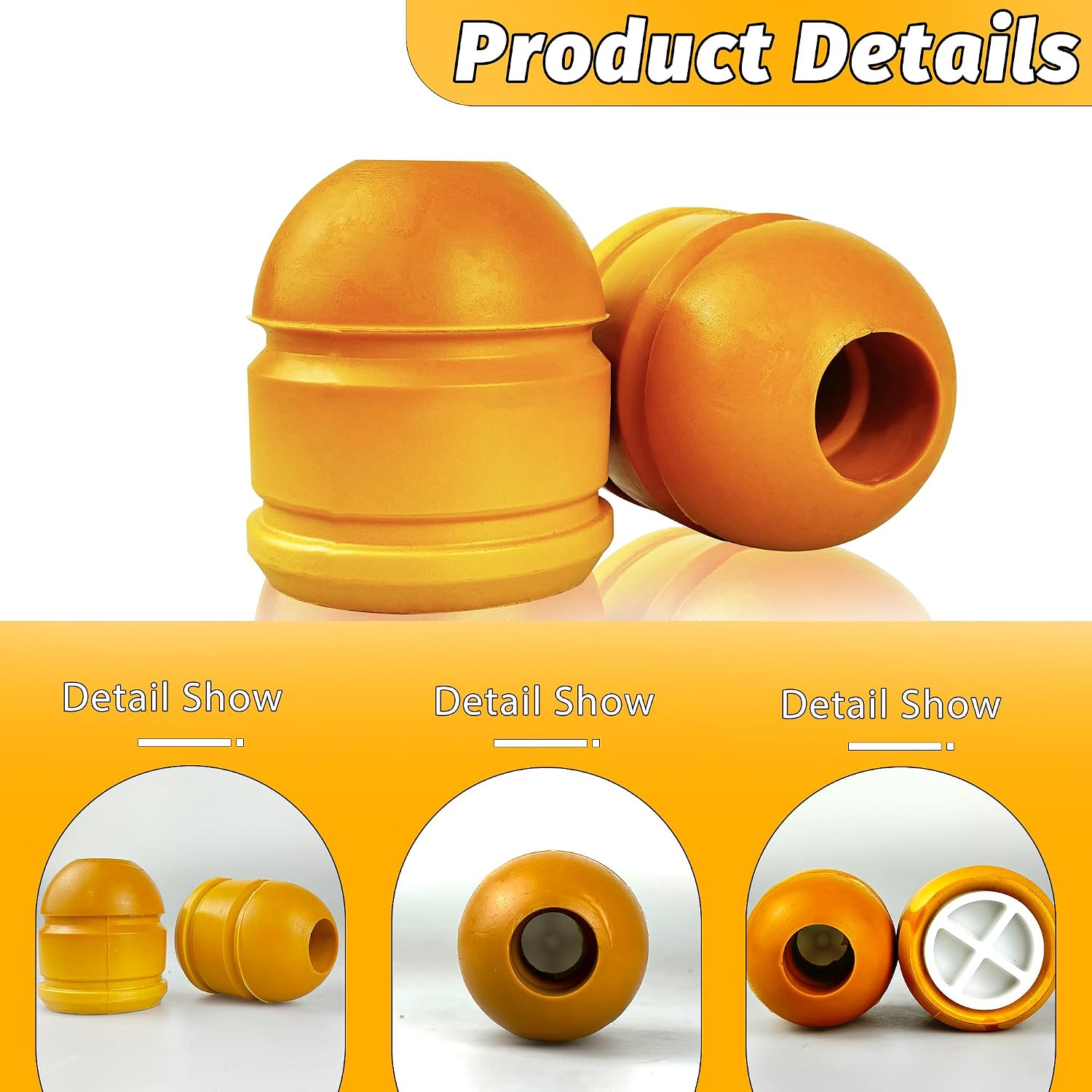 Rear Bump Stop,Jounce Bumpers Fit for 2019-2024 Ram 1500 (1Pair)