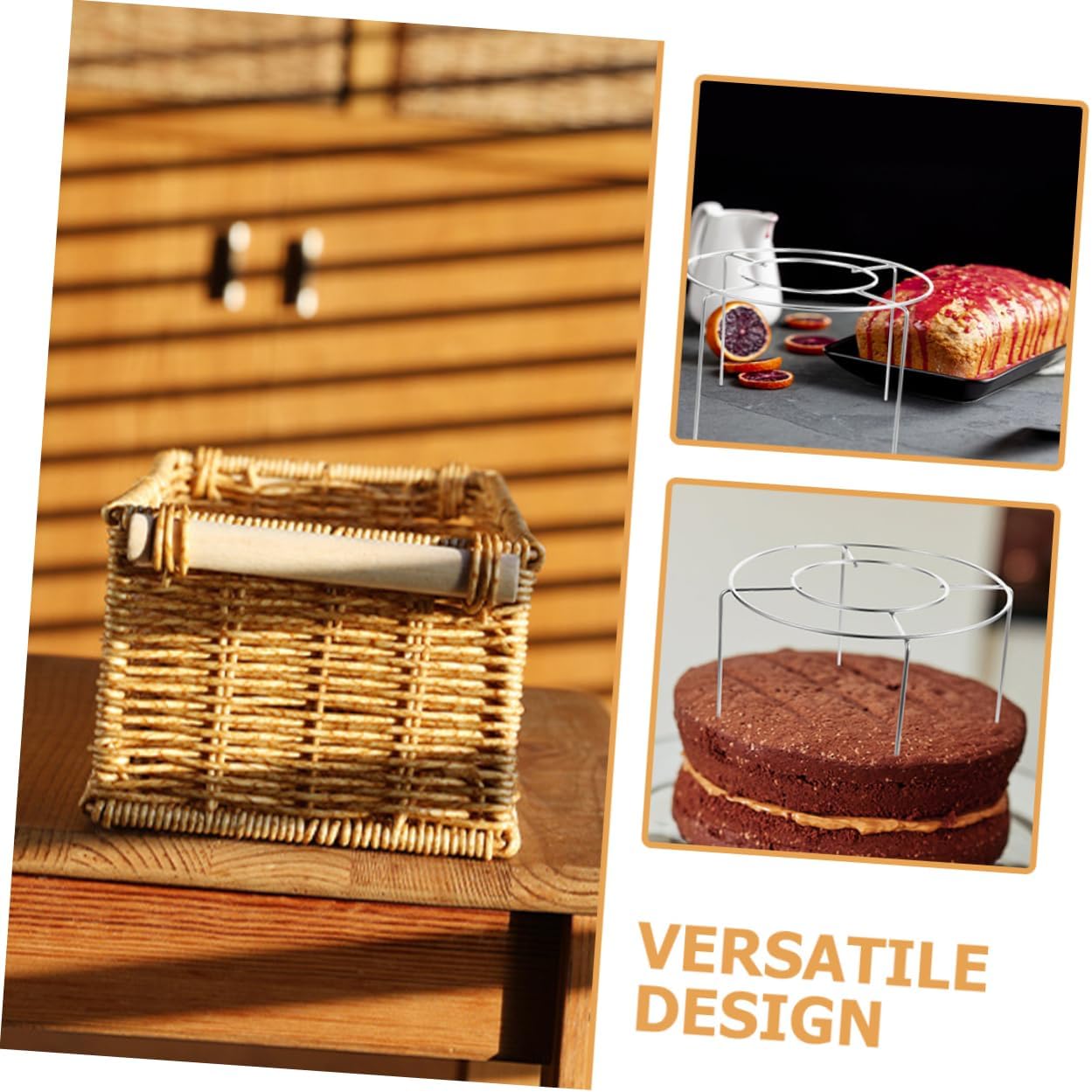 3pcs Bread Cooling Rack Stainless Steel Small Wire Rack for Efficient Baking Cooling