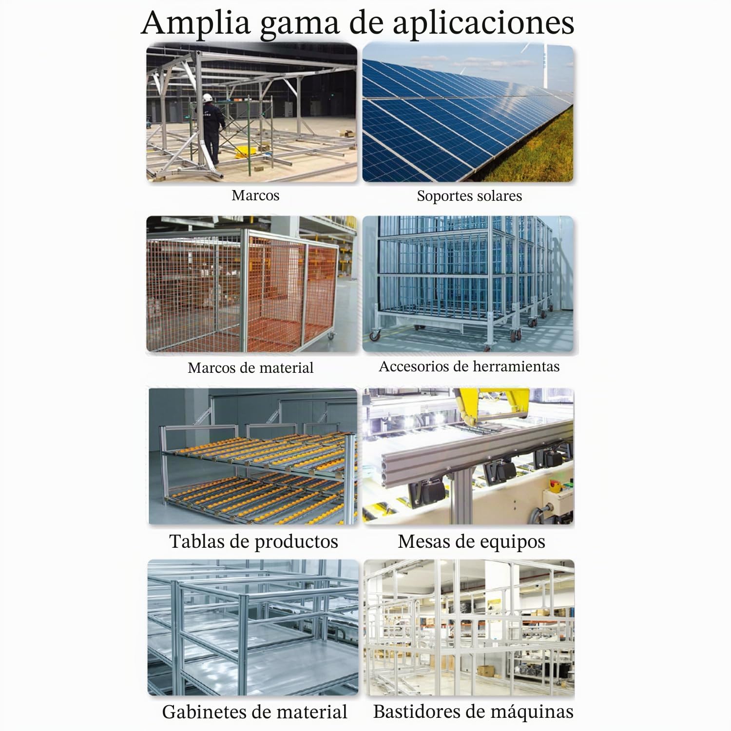 12 Piezas Perfiles De Aluminio 2 x 2 Cm,20 Cm-1.5mm,Perfil De Construcción Ranura 8 Estándar Europeo,Riel Lineal Aluminio Anodizado,Para Impresora 3d y Máquina Grabado Láser Cnc Diy,(Plata Brillante)