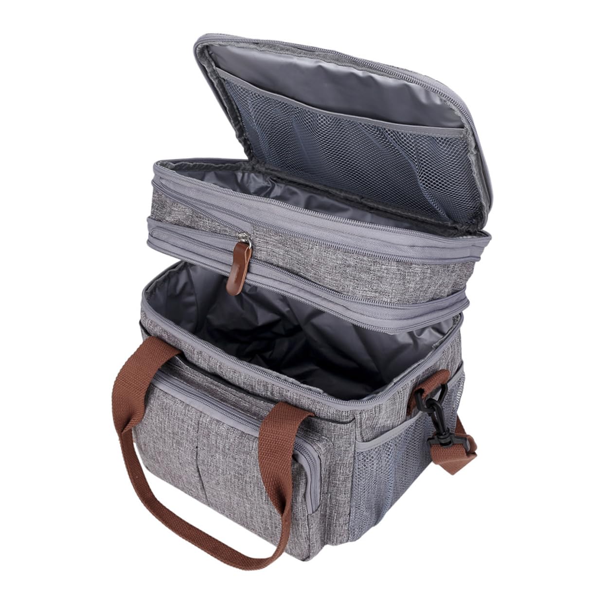 SHOWERORO Lunchtasche Mit Wärmeerhaltung Tragbare Bento-tasche Lunchbox-tasche Zur Frischhaltung Großes Fassungsvermögen Für Und Getränke Fein Verarbeitet Und Praktisch