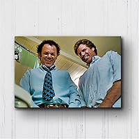 Vista 1 de NATVVA Lienzo decorativo para pared, diseño de hermanastros, póster de lucha de espadas, lienzo para pared, impresión artística sobre lienzo