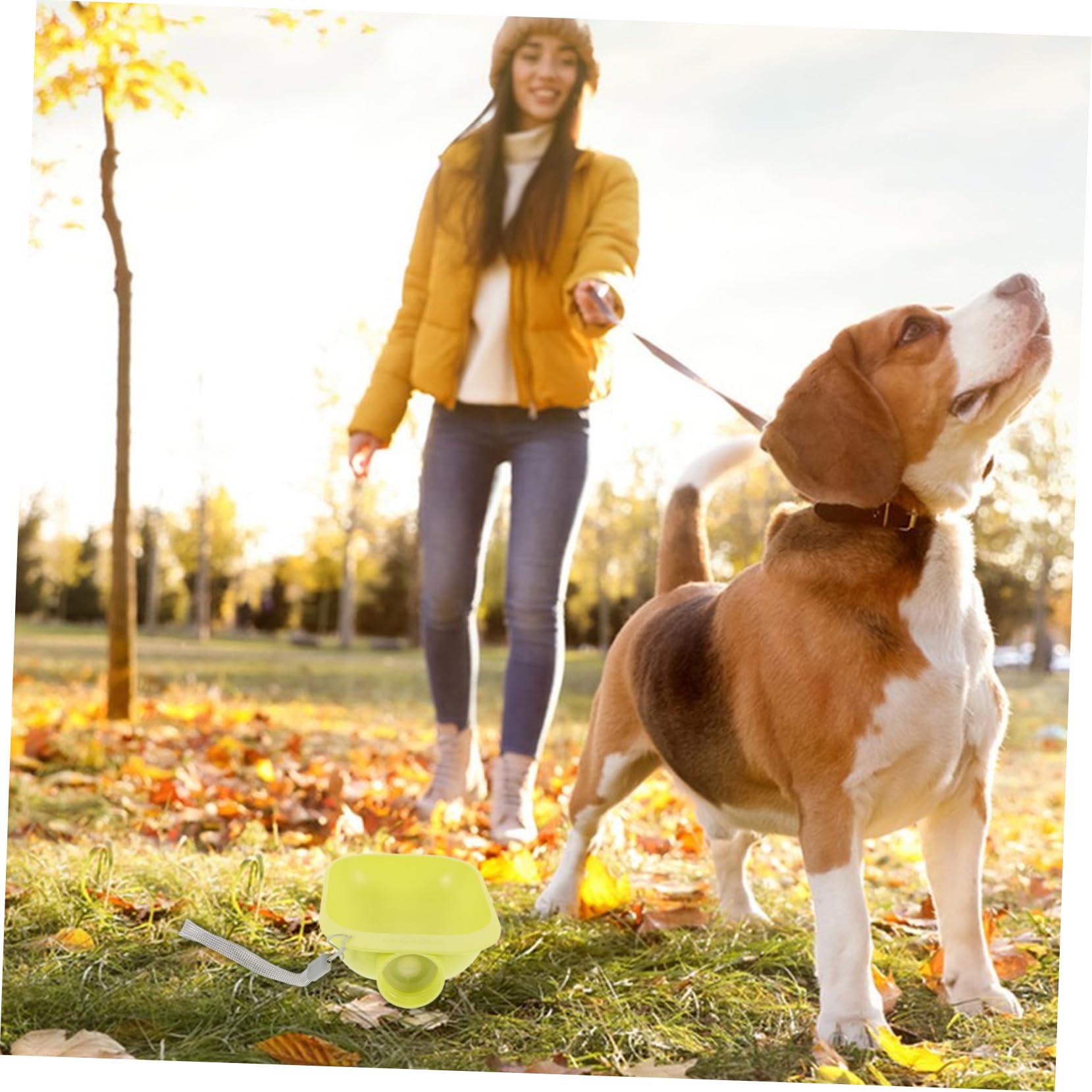 Levemolo Dog Water Bowl Dispenser Travel-Friendly Portable Drinking Bowl for Dogs