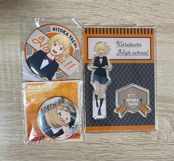 Amazon.co.jp: ハイキュー 谷地仁花 アクリルスタンド 缶バッジ