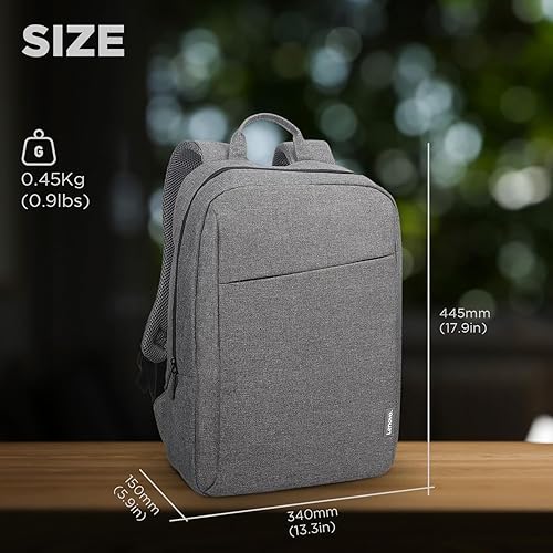 Vista 23 de Lenovo GX40Q17225 - Mochila para portátil B210 de 15.6 pulgadas, duradera, repelente al agua, ligera, diseño limpio, elegante para viajes, negocios