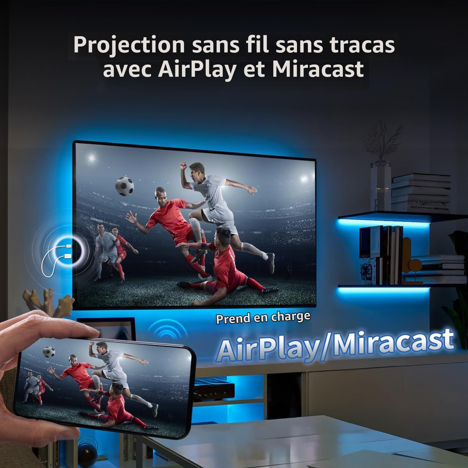 j5create Émetteur et récepteur HDMI sans Fil ScreenCast Mini Duo Type-C