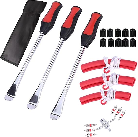 iMyself Tire Spoon Levers 14.76 Inch, Tire Change Kit for Bike Tire