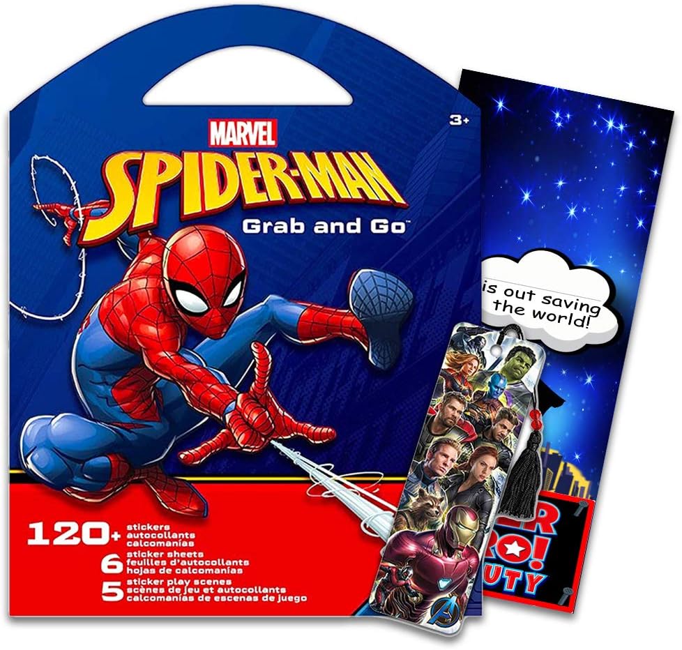 SpiderMan Stickers Super Bundle 120 Spiderman Stickers with