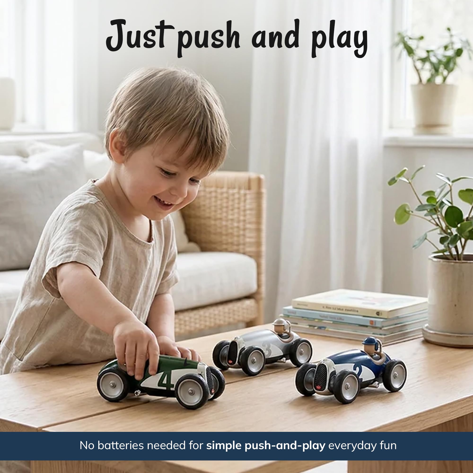 Baghera - Car Toy - Racing Car - Blue
