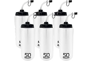 50 Strong 6-pack Water Bottles with Carrier