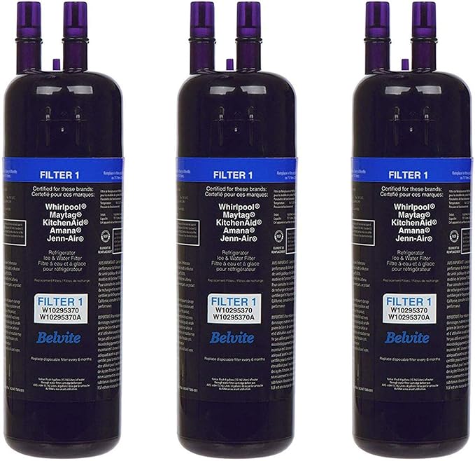 W10295370a Water Filter Compatible with Whirlpool Refrigerator Water Filter 1,W10295370,EDR1RXD1
