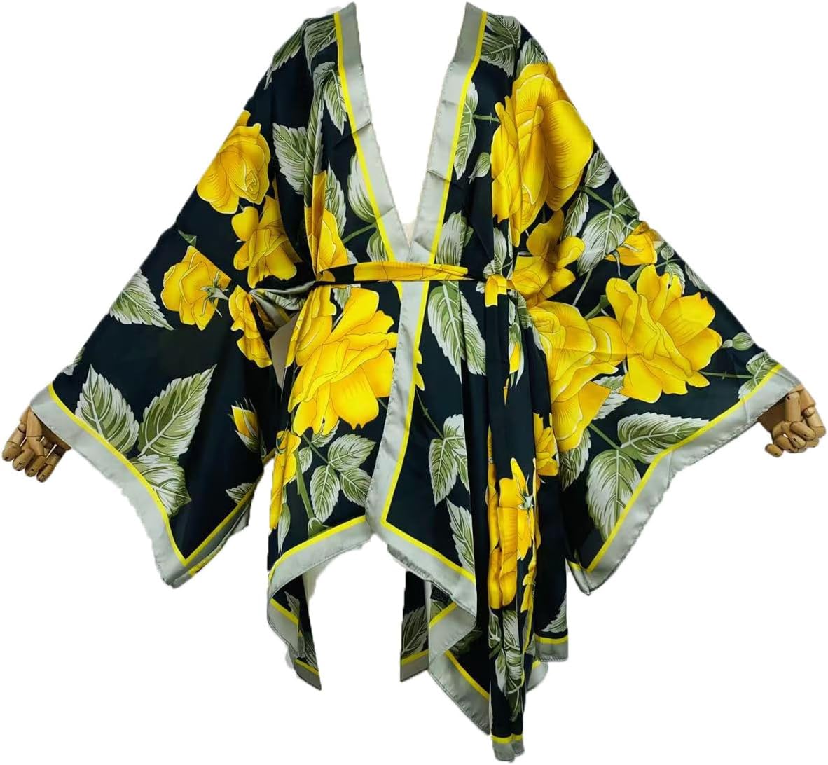 夏 ビーチ カバーアップ レディース カーディガン ファッション セクシー ボヘミアン ホリデー パーティー 長袖 シルク フィーリ