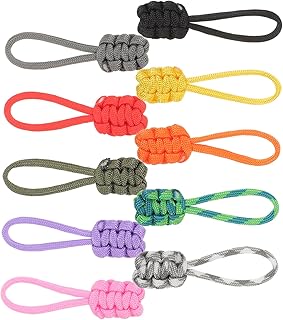 SEWOART Kit de reparo de zíper, conjunto de roupas, kit de tecelagem, para roupas, com zíper, abas de extrator, reutilizáveis, de nylon, grande deslizante, reparo, puxador