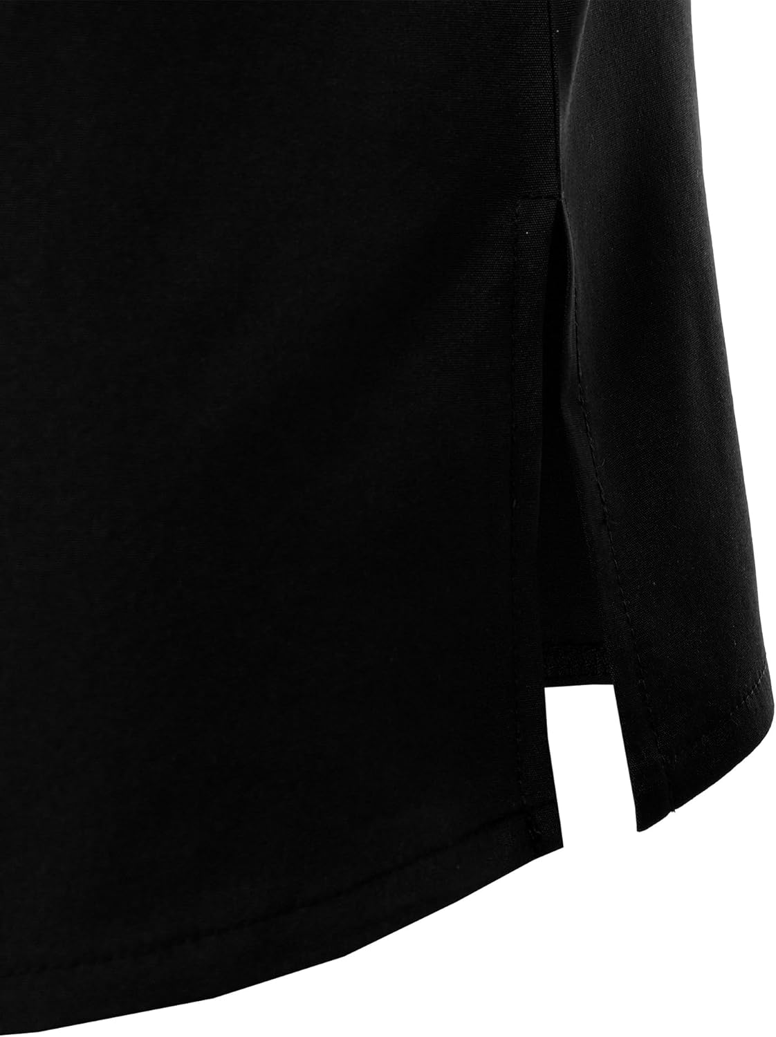 LucMatton Men's African Short Sleeve Hidden Button Shirt Metallic Foil Stamping Dashiki T Shirt​ - Image 6