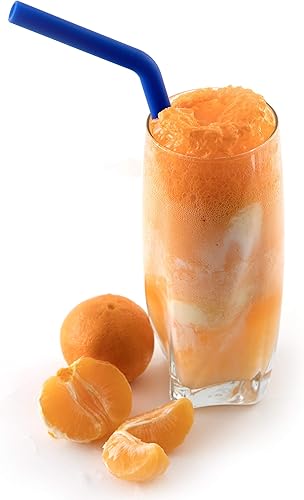 Miniatura 6 de Norpro 407 popotes de silicona reutilizables, juego de 6 con 2 cepillos de limpieza, varios colores