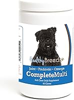 Vista 177 de Healthy Breeds Schnauzer miniatura todo en uno multivitamínico suave masticable 90