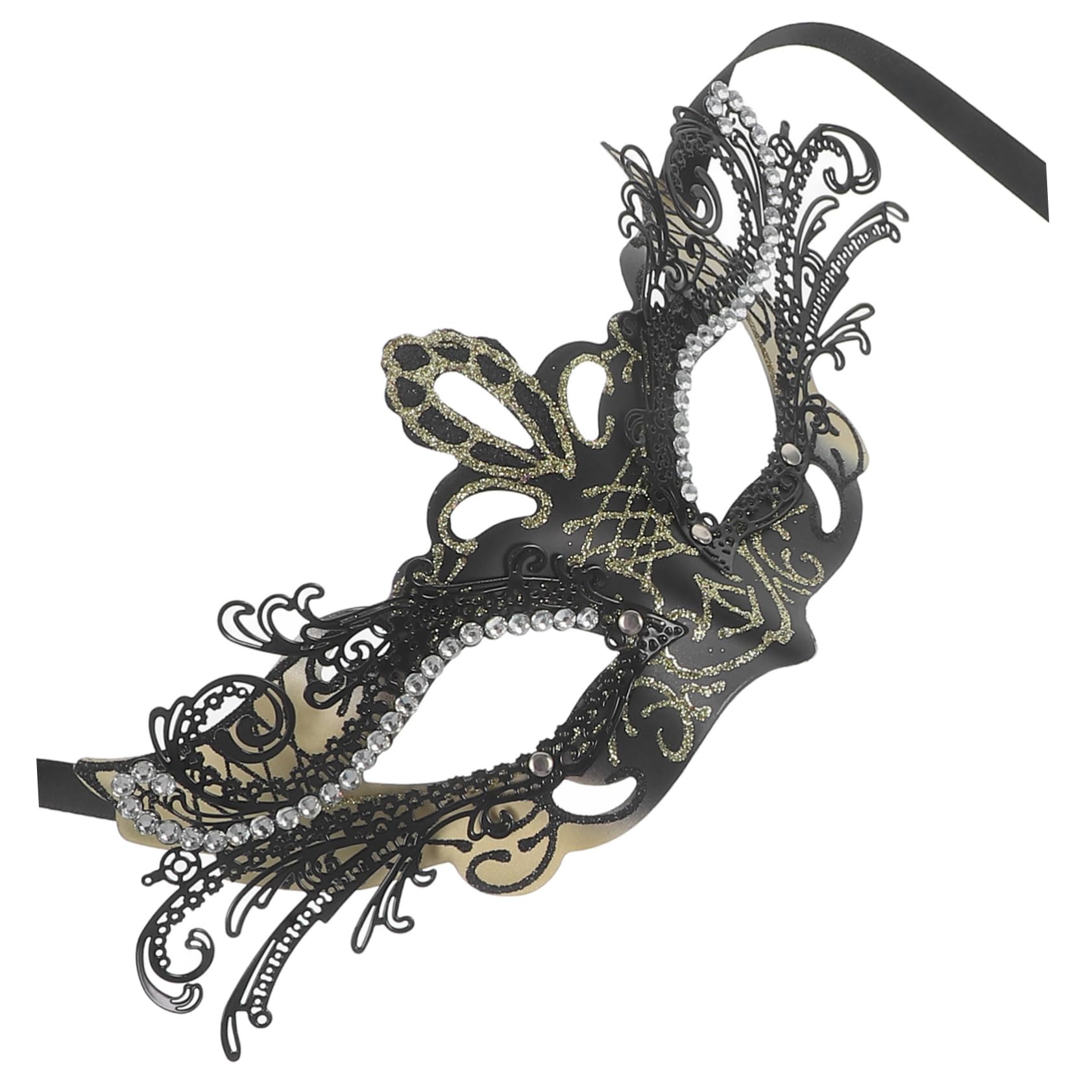 Healeved 3 Pezzi Maschera per e Halloween Maschera per Masquerade con Paillettes e Confortevole Accessorio per Costumi e Speciali