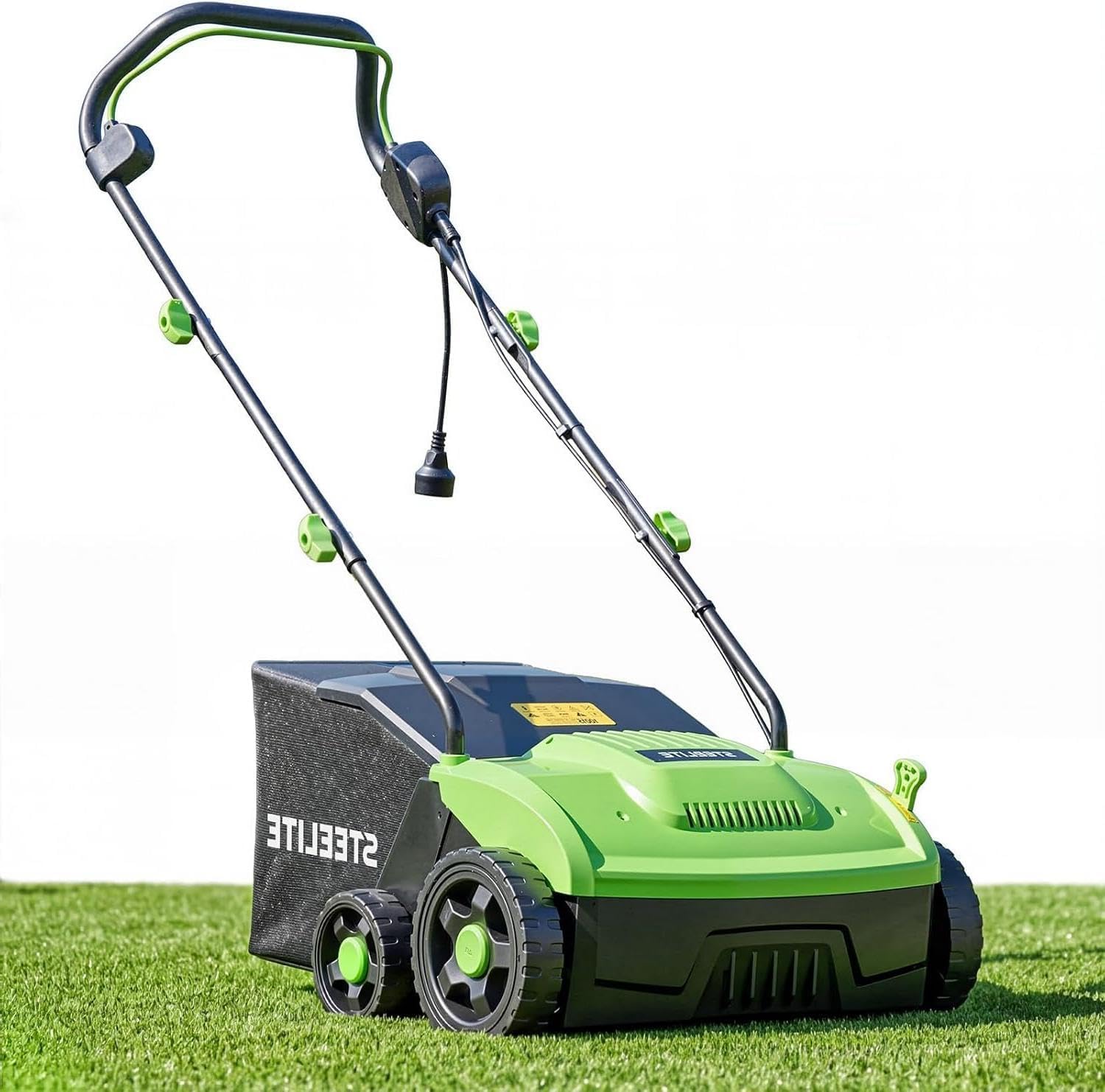 13" Artificial Turf Sweeper by Steelite – Stainless Steel, green and gray, Model AZDG935