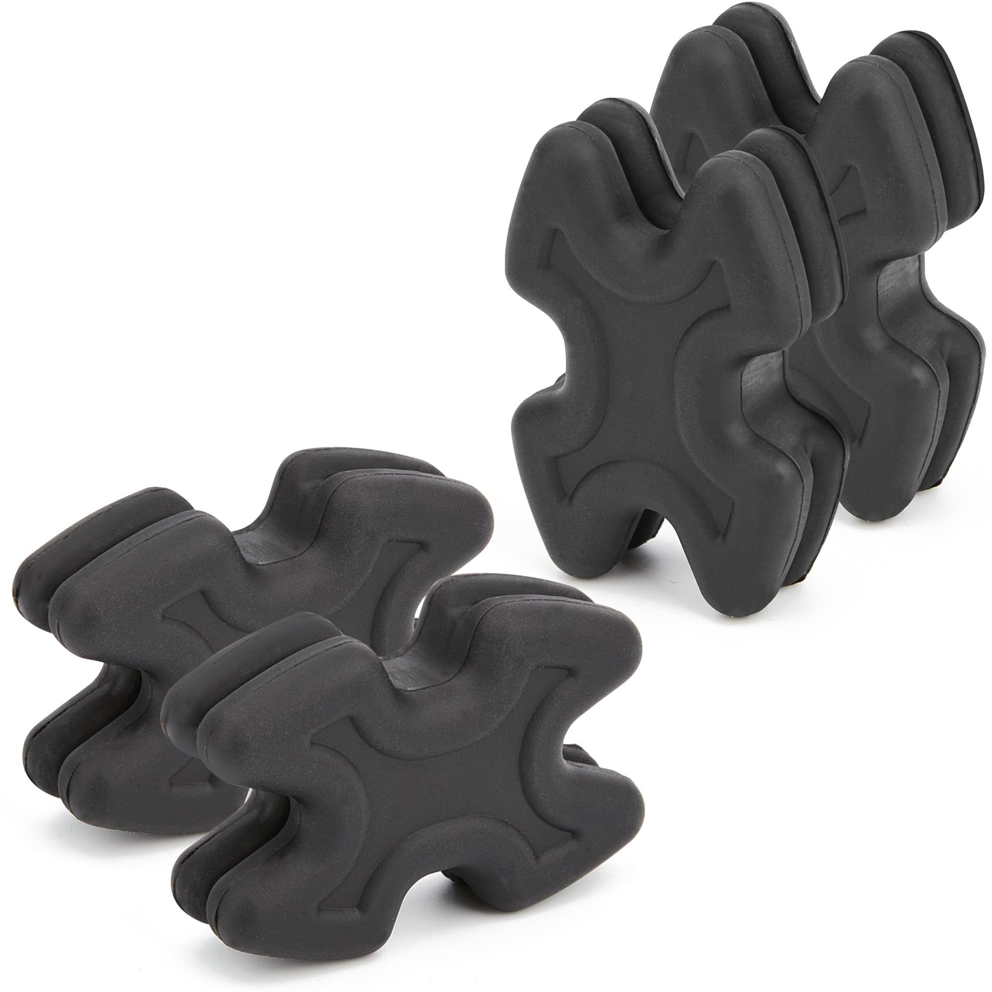 Omoojee 4 PCS Bow Limb Dampeners for Compound Bow and Crossbow, Archery Split Limb Stabilizer, Bow Silencer for Reducing Noise and Vibration