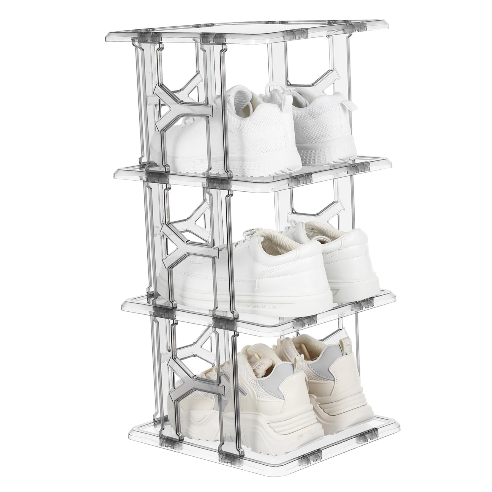 GALPADA Organizador de Zapatos Estante para Reducidos Zapatero Multifuncional para Entrada para Apartamentos y Armarios