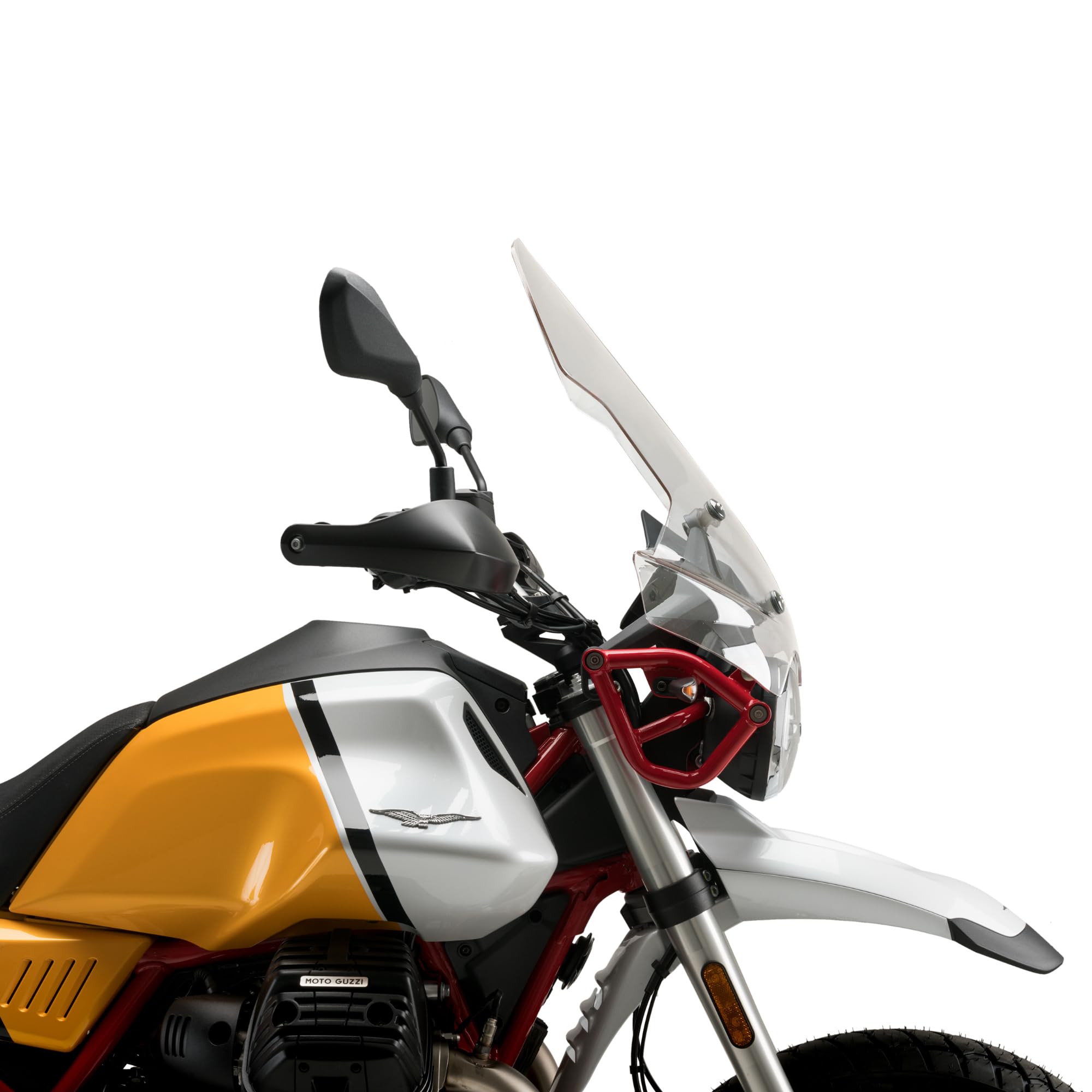 Cupolino Parabrezza Plexiglass JD9 Trasparente COMPATIBILE CON MOTO GUZZI V85 TT 2019-2024