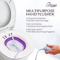 Vista 7 de Bañera de asiento para alivio de hemorroides, lavabo plegable para asiento de inodoro, ideal para cuidado posparto, remojo e higiene perineal