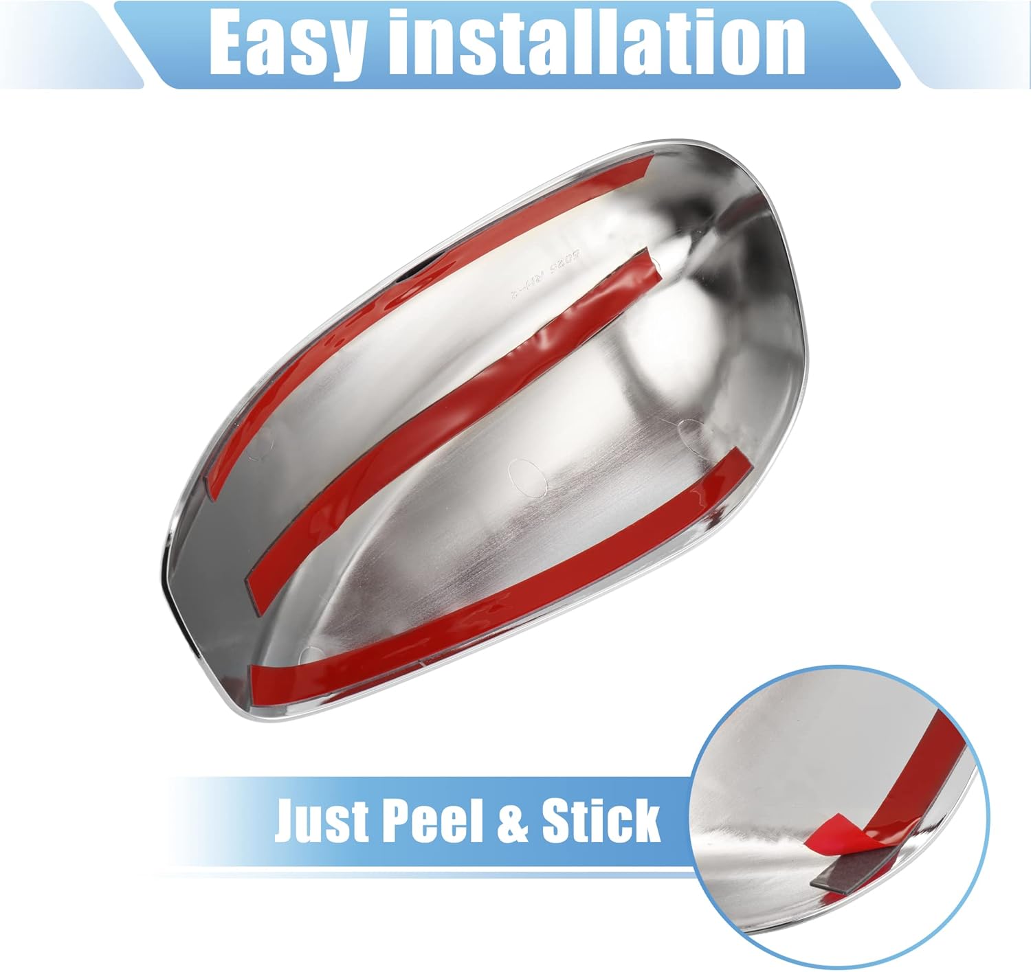 X AUTOHAUX Pair Car Exterior Chrome Plated Power Full Mirror Cover Cap for Nissan Altima 2013-2018 without Turn Signal