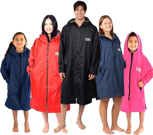Swim Parka for Youth and Adults  Heavy-Duty Weatherproof Swimming Jacket for Men, Women and Kids