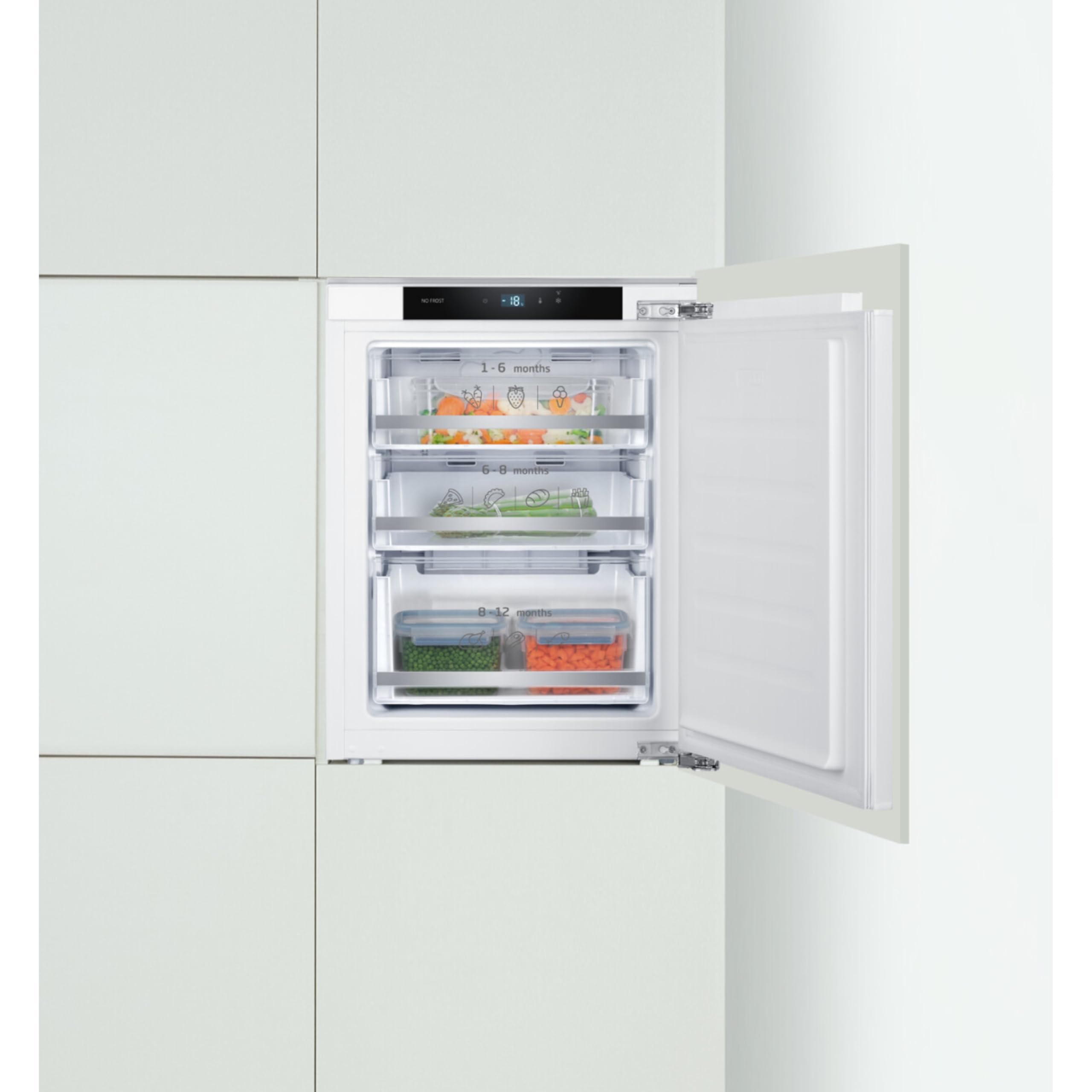 Amica EGSX 321 210 Gefrierschrank, 712 mm Nische, Festtür-Technik, Energieeffizienzklasse D