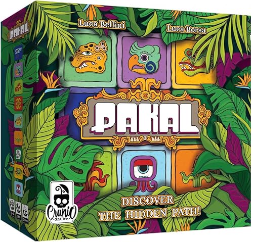 Pakal - Juego interactivo de aventura de estrategia de resolución de rompecabezas para adultos y niños, a partir de 8 años, 2-4 jugadores, 20