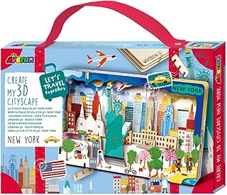 Comprar Avenir 6305080 Juego de Manualidades en 3D de Ciudades de Nueva York, puzle en Miniatura, puzle de Madera, Regalo Decorativo para Adultos y niños a Partir de 6 años