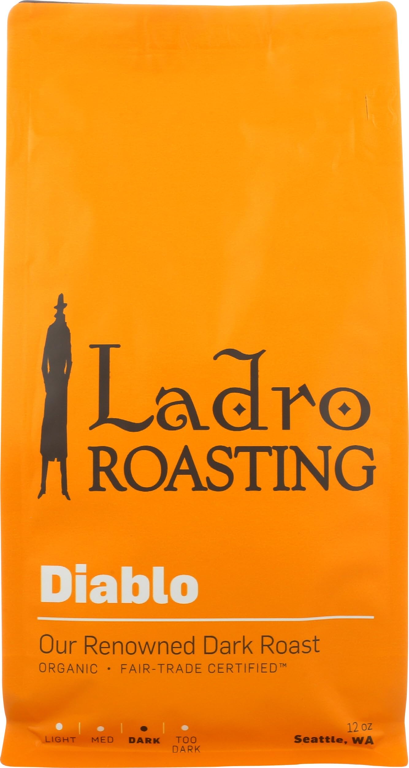 Caffe Ladro Coffee Roasting Company, Diablo Blend, 12oz