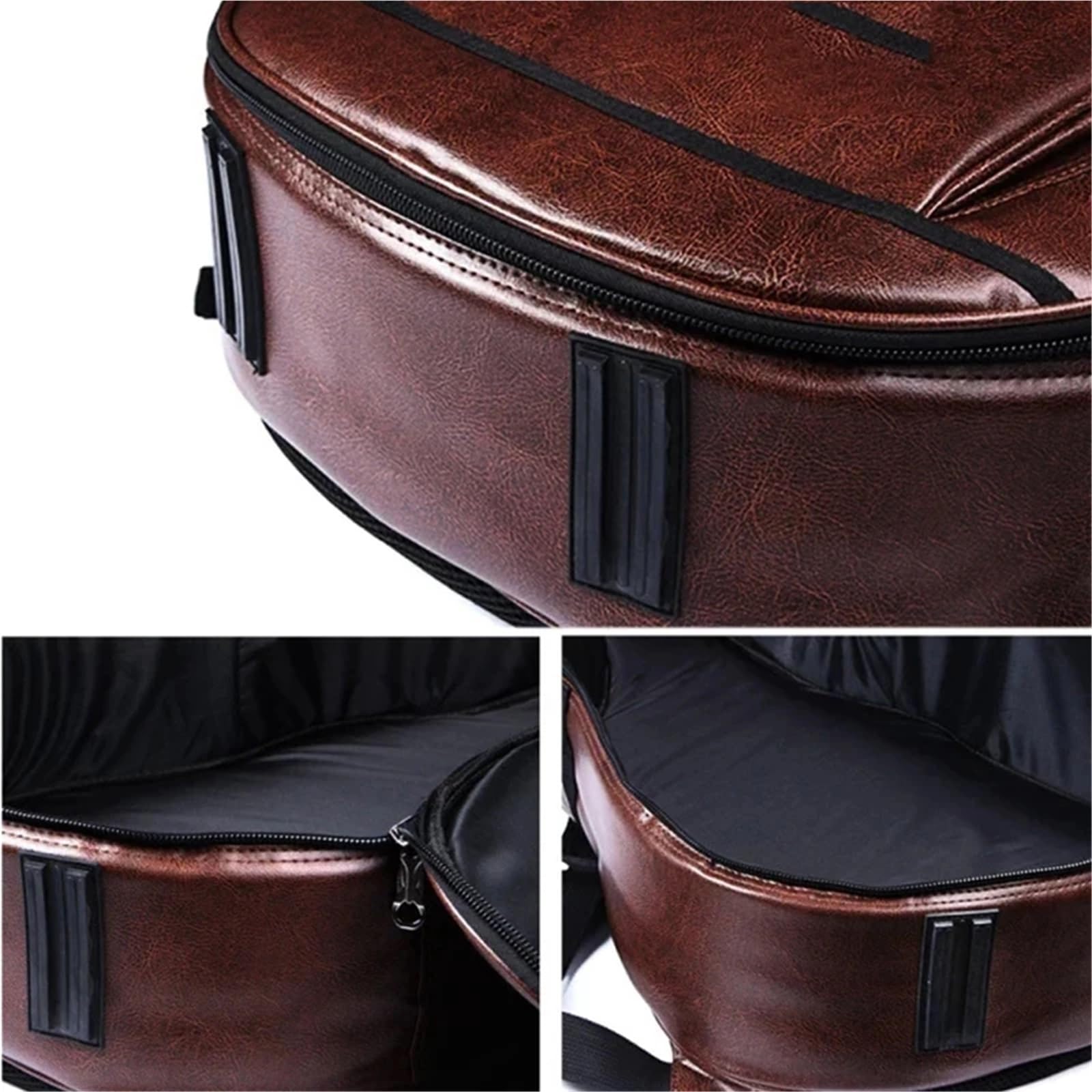 Borsa per Chitarra Custodia for Chitarra Acustica Folk in PU da 40/41 Pollici con tracolle, Zaino Impermeabile for