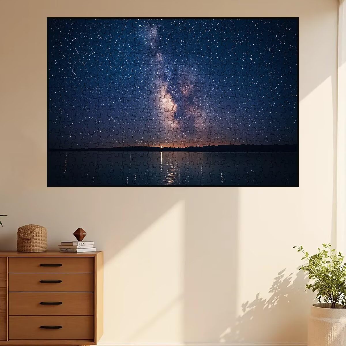 Puzzle 5000 Pezzi Notte stellata, Puzzle Oceano per Adulti, Puzzles in Legno Intrattenimento Creativo, Divertimento, Puzzles Educativi Classici con Confezione di Alta Qualità Idea Regalo Donna -3674