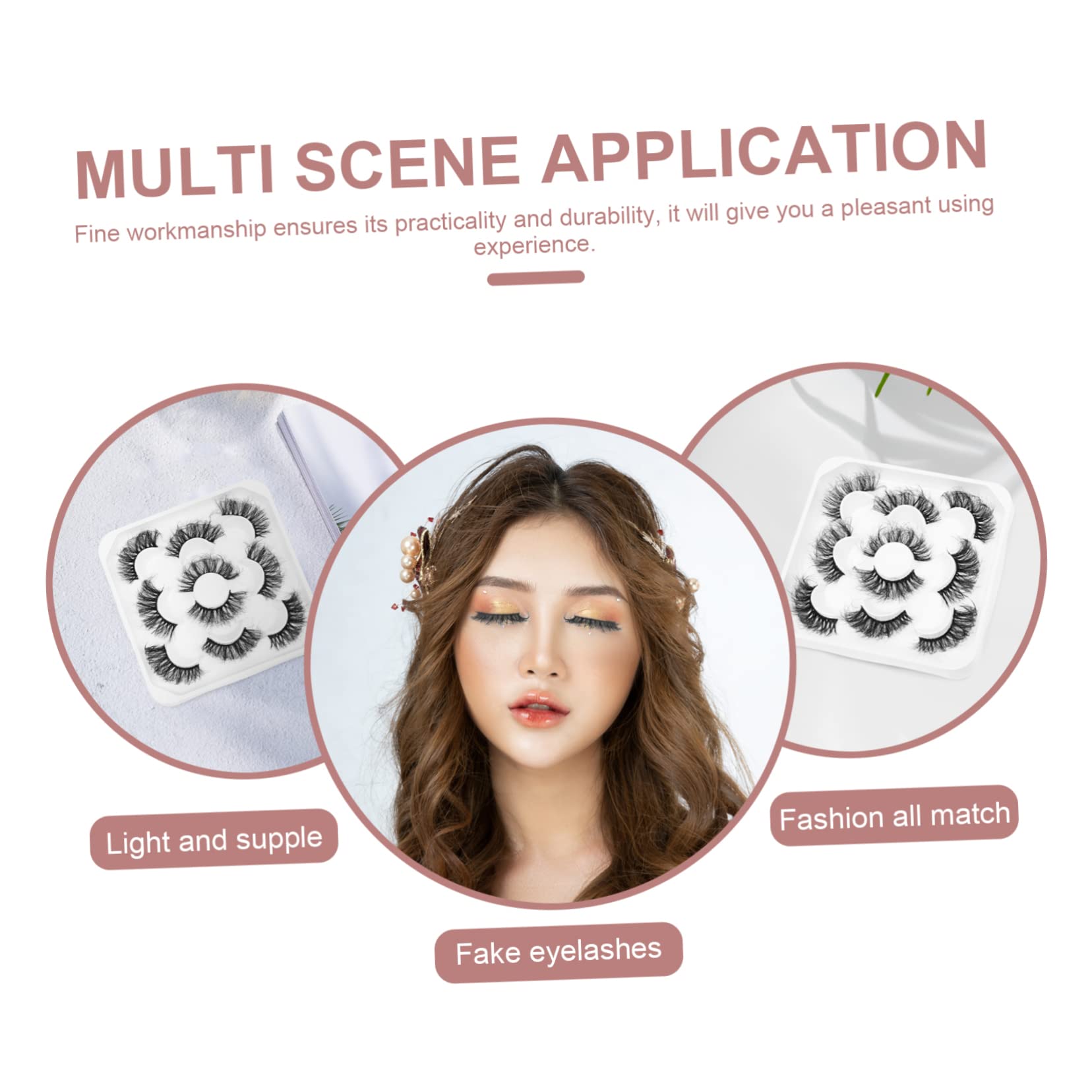 Healeved 25paia Estensioni Lunghe Falsi Per Look Giornalieri e Facili Applicare Per e Ragazze