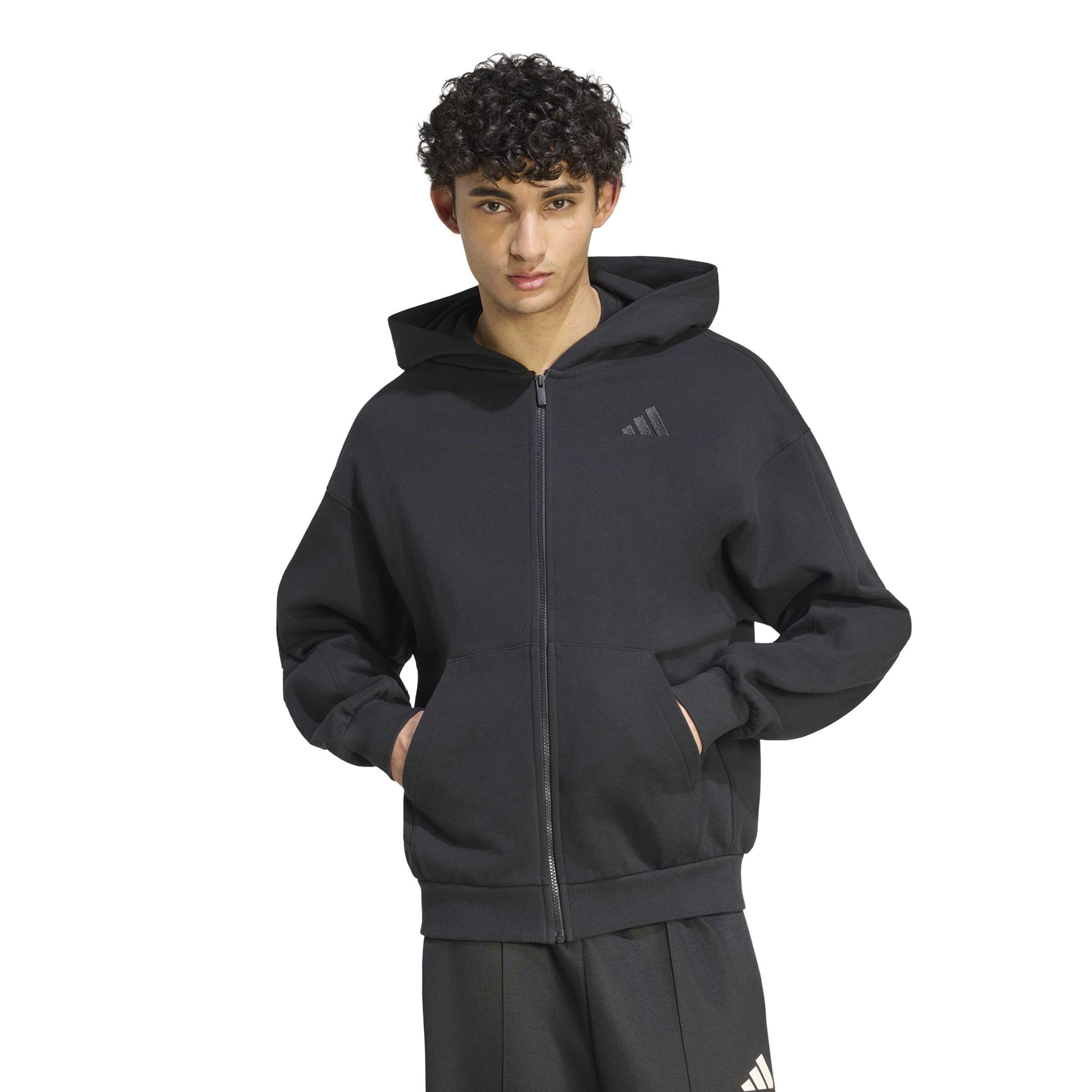 Men's Kit Small Logo Full-Zip Hooded Track Top