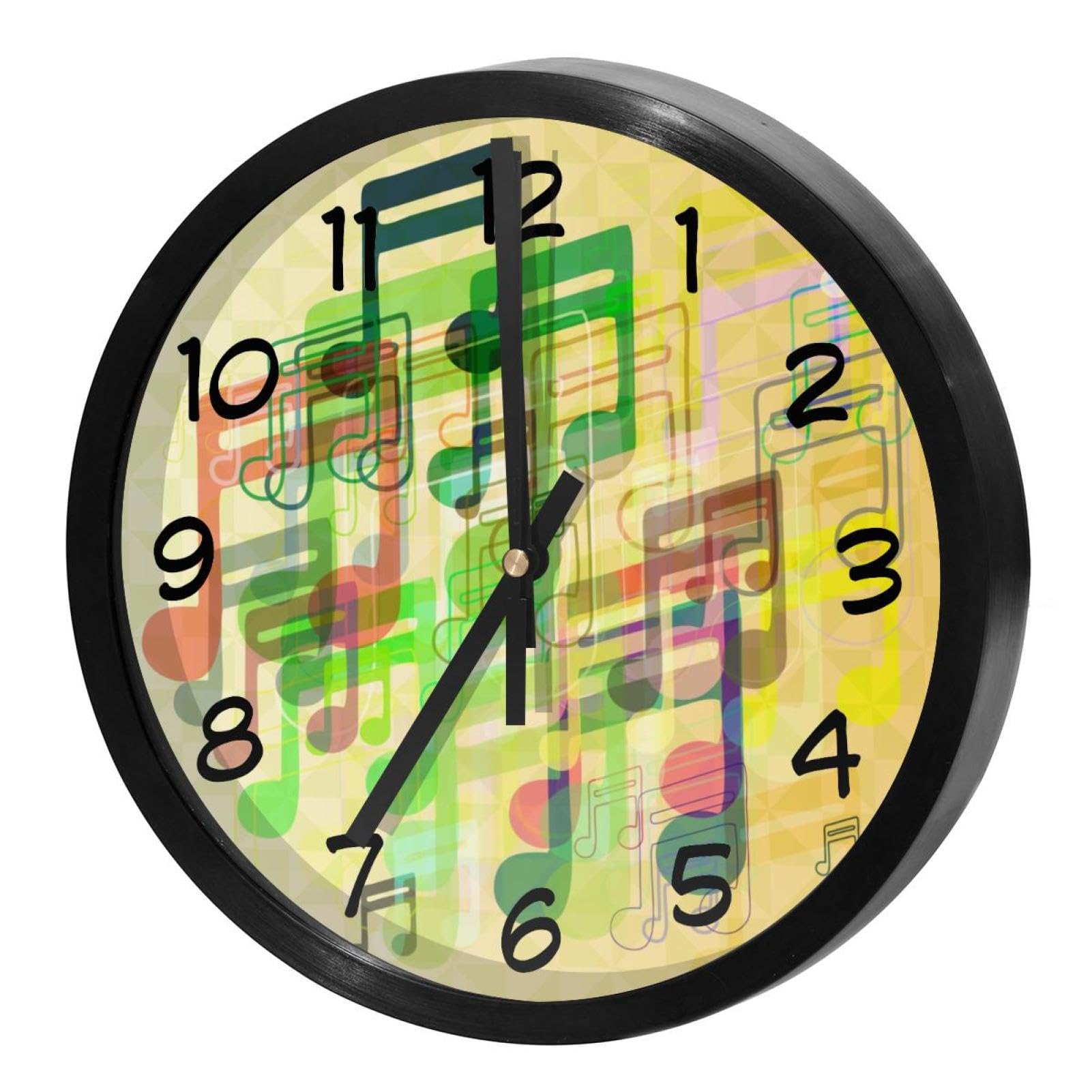 Horloge murale silencieuse pour école et bureau éliminant les distractions sonores