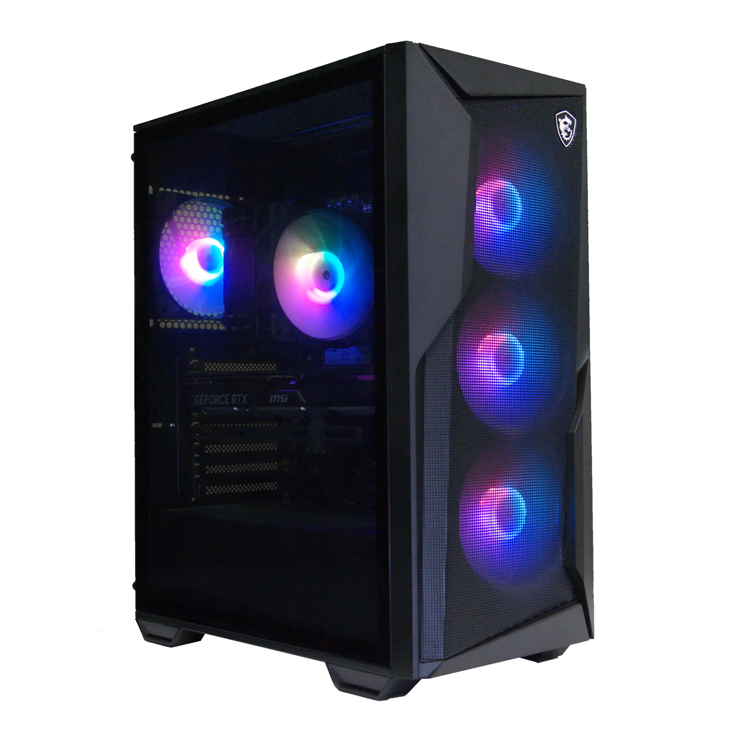 MSI Codex R2 (Tower) Gaming Desktop, Ultra 7 265, GeForce RTX 5060 Ti 16G, 32GB Memory (16GB x 2),2TB M.2 NVMe SSD, Air Cool, USB Type-C, VR-Ready, Windows 11 Home