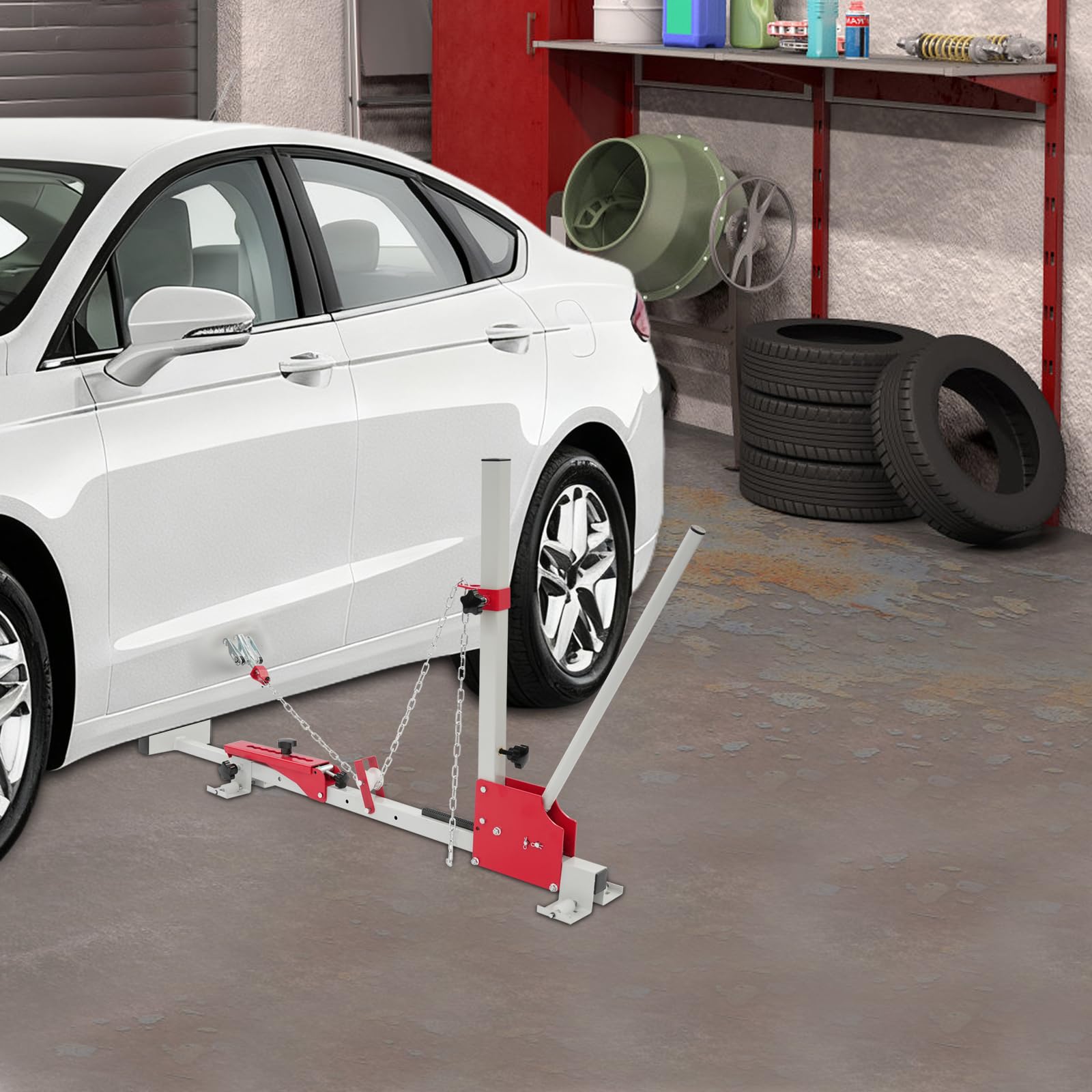 Estrattore di ammaccature per auto, 270 kg, forte forza di trazione per carrozzeria, ponte di trazione per porte/passaruota