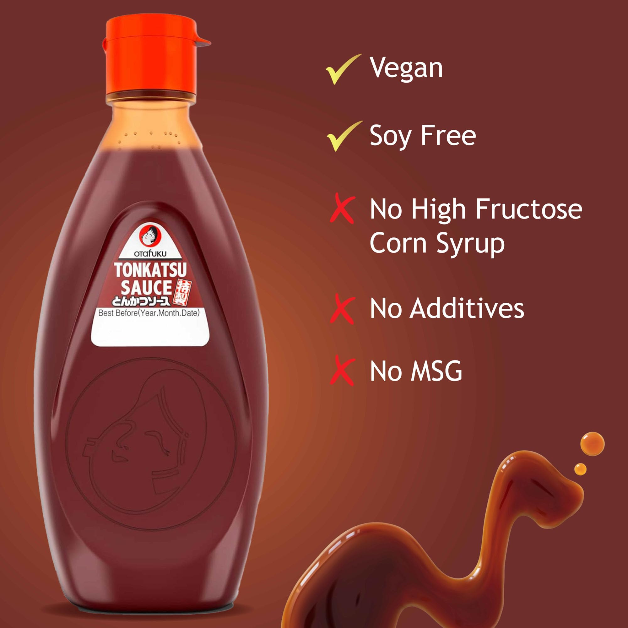 Amazon.com : Otafuku Tonkatsu Sauce - 500g Authentic Japanese