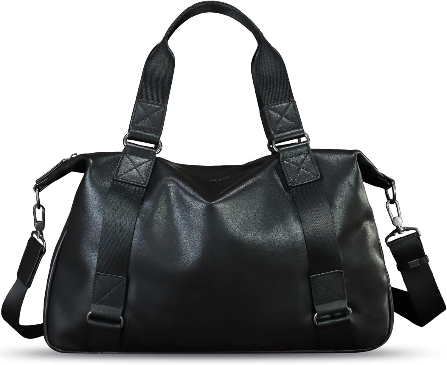 Genuine Leather Travel Bags for Men and Women Duffle Bag Vintage Purse Handbag Shoulder Crossbody Sport Bag