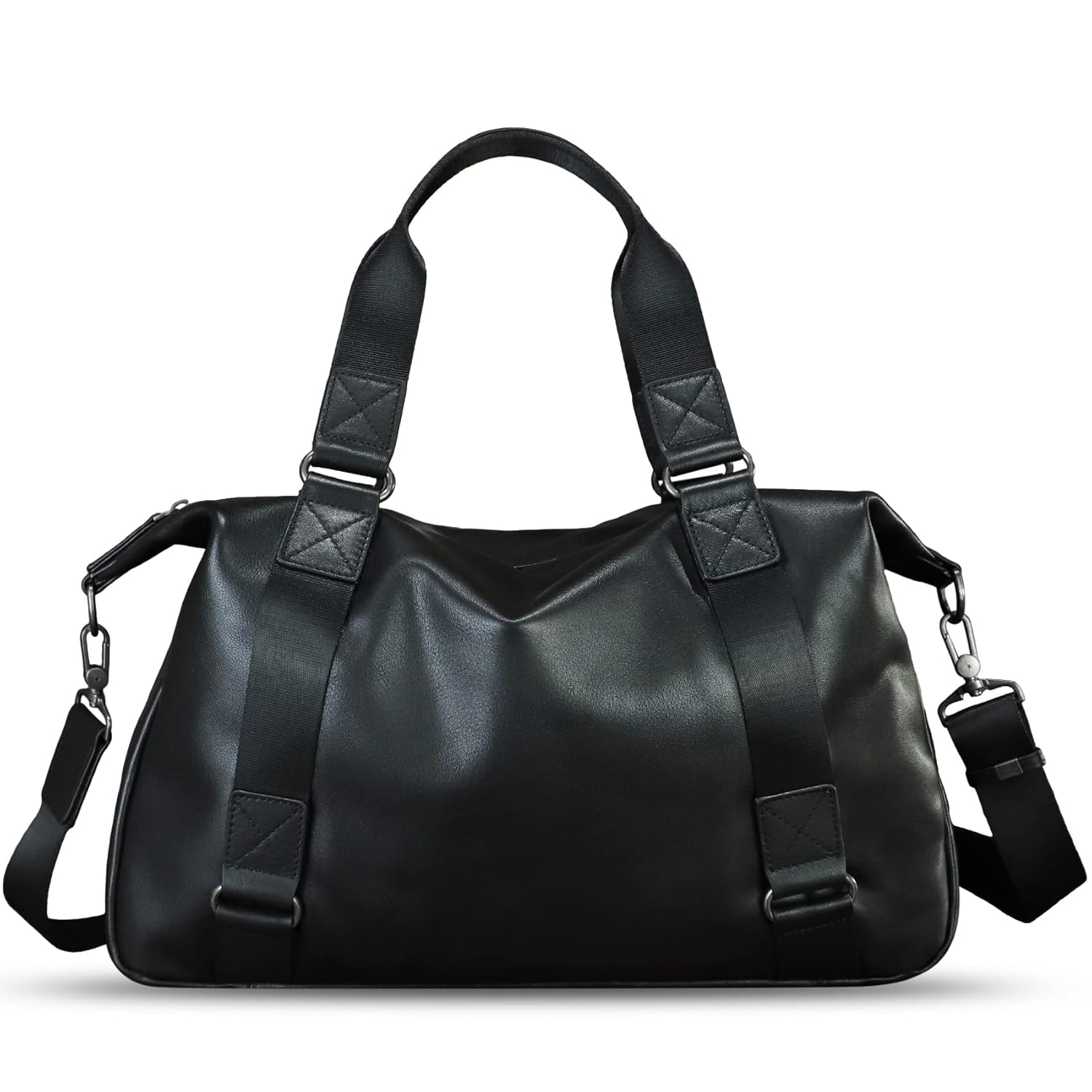 Genuine Leather Travel Bags for Men and Women Duffle Bag Vintage Purse Handbag Shoulder Crossbody Sport Bag
