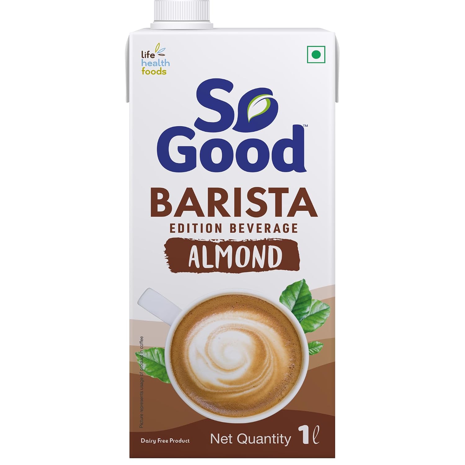 So Good Plant Based Almond Barista Edition Beverage 1 L | Lactose Free | Gluten Free | No Preservatives | Zero Cholesterol...