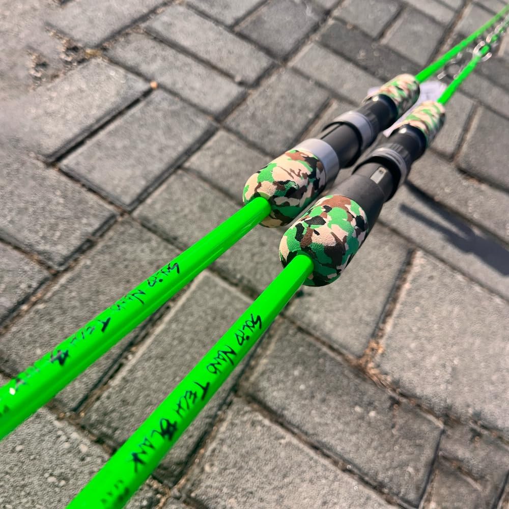 GOOFISH® Solid Nano Blank Series- Vertical Deep Sea Speed Fast or Slow Pitch Jigging Rod 5'5"(168cm) Size PE 3-6 Max Jig 500g Saltwater Boat Trolling Jig Rod with Fuji Guide
