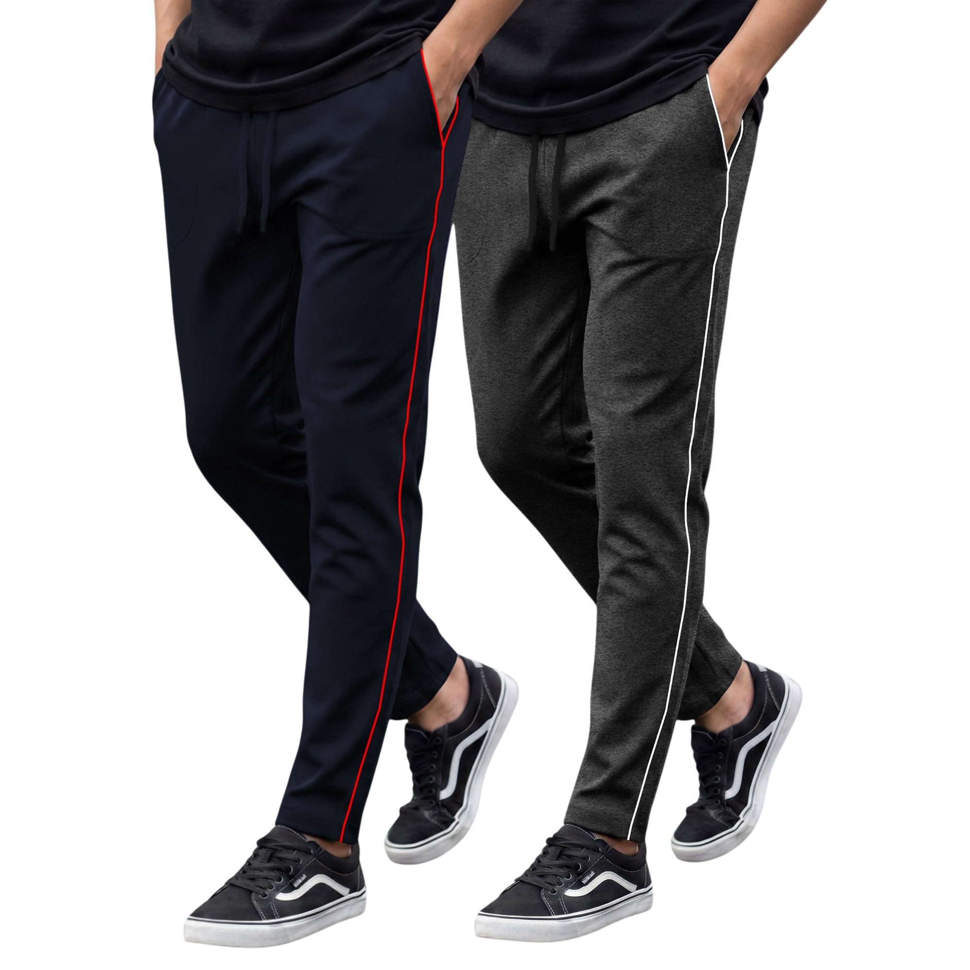 feel track Men's Regular Fit Track Pants-picture-16