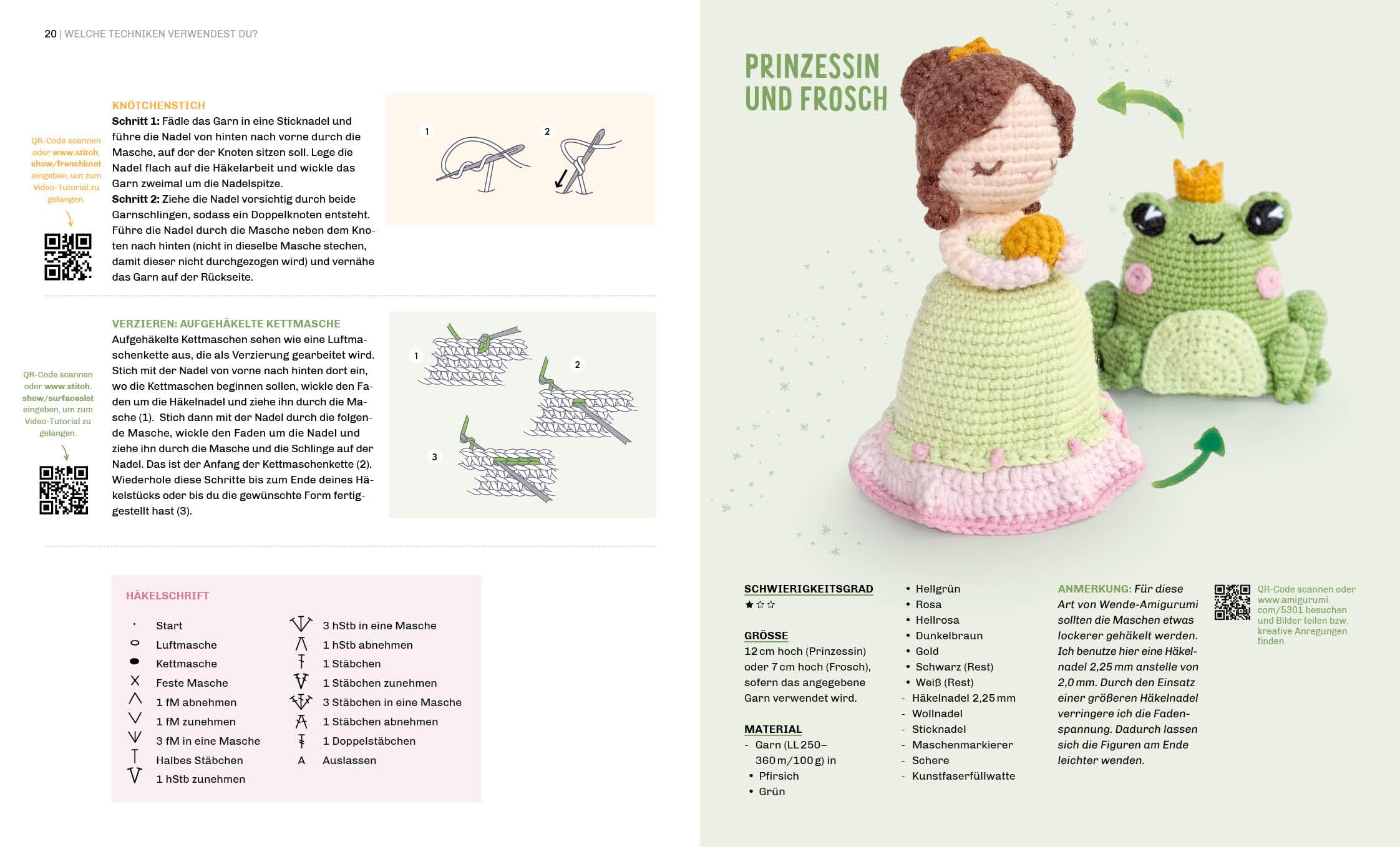 Zauberhafte Wende-Amigurumis häkeln mit @chibiscraft: Verwandlungskünstler: Kessel wird Hexe, Frosch zu Prinzessin, Blume wird Fee und weitere magische Wesen zum Staunen | Alle Grundlagen mit Videos