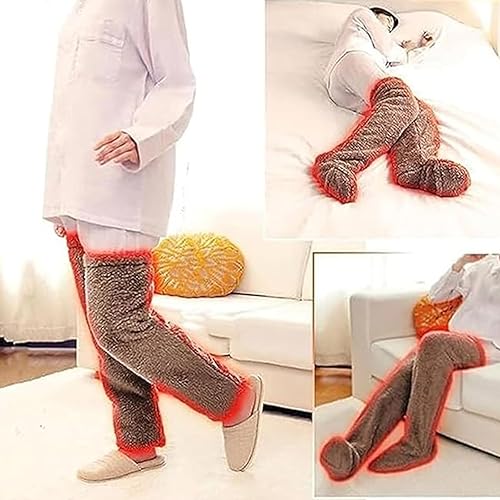 Miniatura 3 de Snuggs - Calcetines acogedores, pantuflas de calcetín Snugglepaws, suaves y cálidos por encima de la rodilla, calcetines altos hasta el muslo