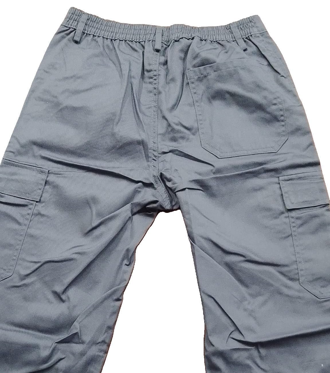 Pantalón de Trabajo Multibolsillos para Hombre Resistente Elástico Uniformes Laborales Construcción