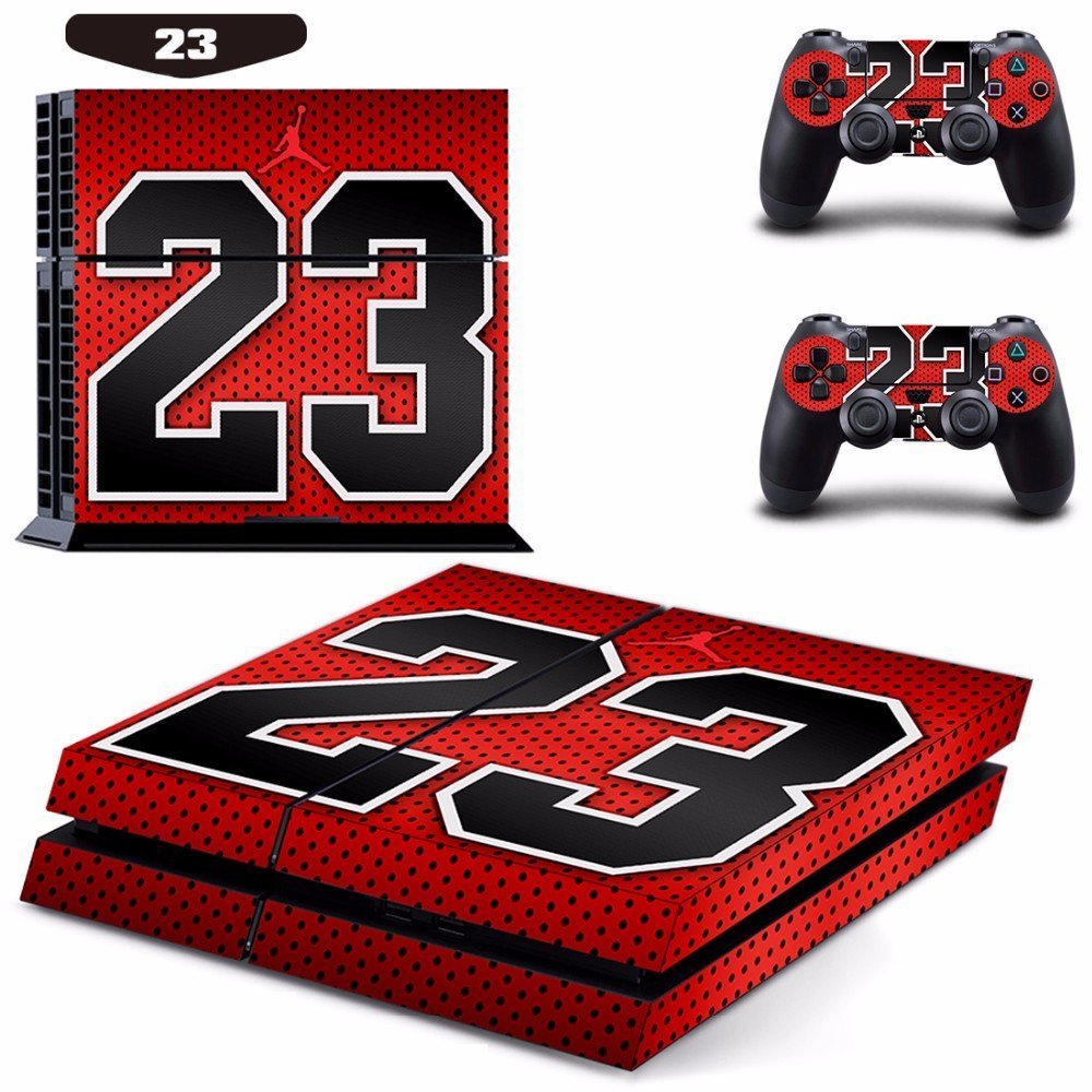 Elton Basketball Legend Michael Jordan Retro Red Logo No.23 Theme 3M Skin Sticker Cover For Ps4 Console And Controllers [video game] (B0725FR89V) Amazon Price History, Amazon Price Tracker